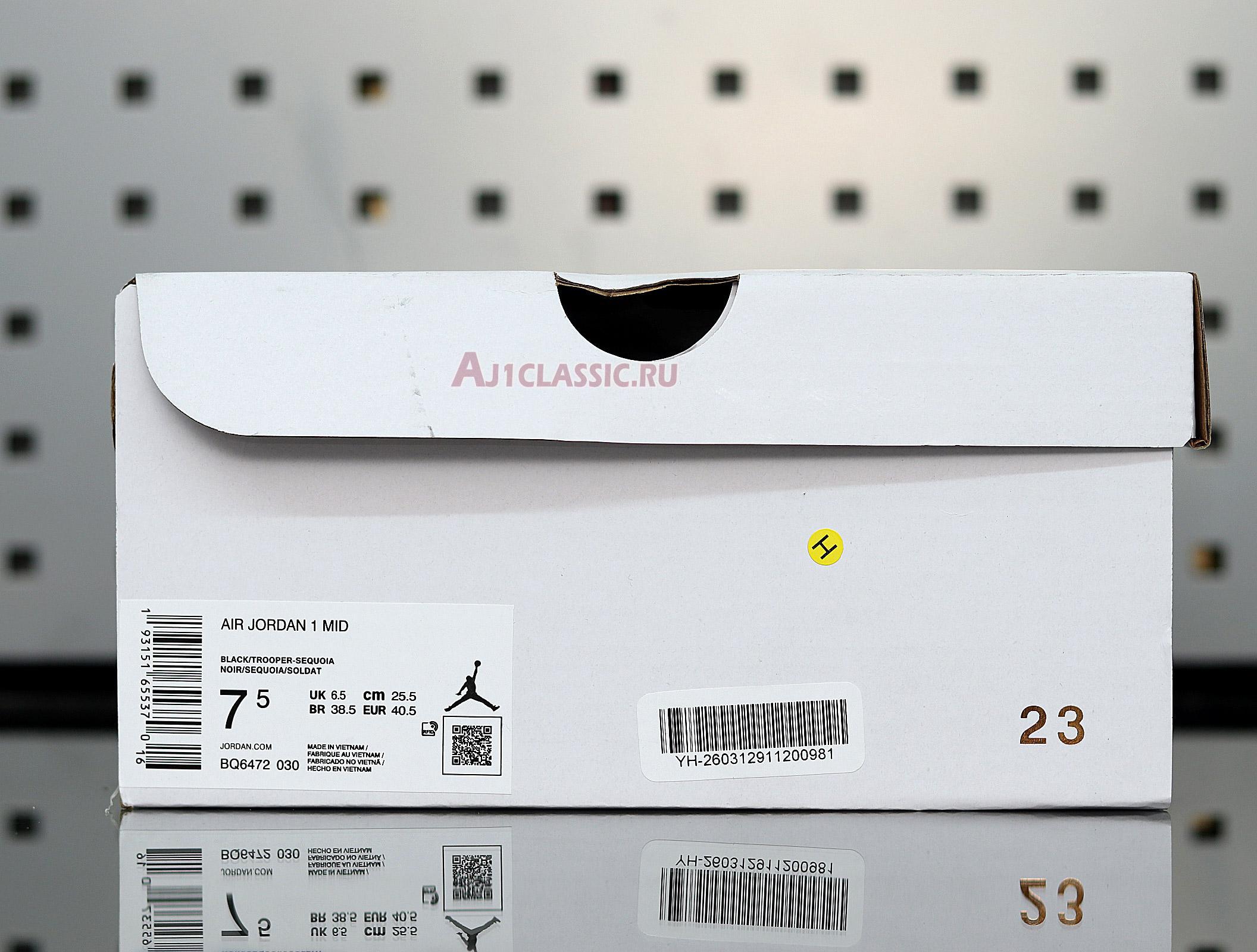 New Air Jordan 1 Mid "Olive" BQ6472-030 Shoes