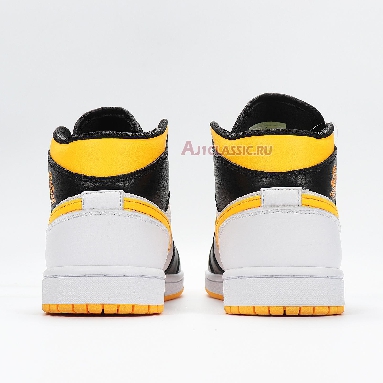 Air Jordan 1 Mid SE White Laser Orange CV5276-107 White/Laser Orange/Black Mens Womens Shoes