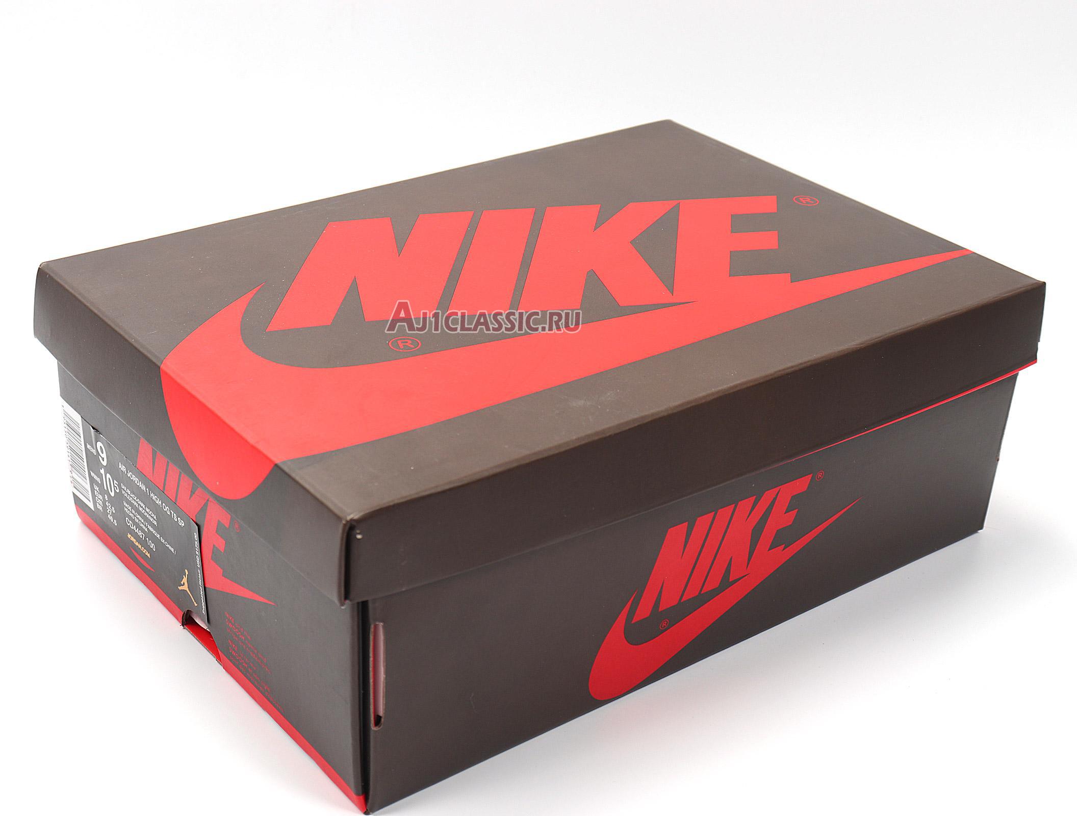 New Travis Scott x Air Jordan 1 Retro High OG "Mocha" CD4487-100 Shoes