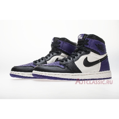 Air Jordan 1 Retro High OG Court Purple 555088-501 Court Purple/Sail-Black Mens Womens Shoes