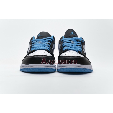 Air Jordan 1 Low Laser Blue CK3022-004 Black/Black-Laser Blue-White Mens Womens Shoes