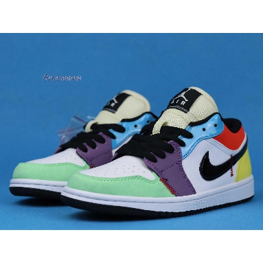 Air Jordan 1 Low Lightbulb CZ3572-104 White/Black/Lightbulb/Team Orange Mens Womens Shoes