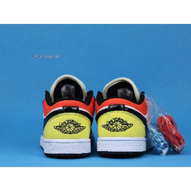 Air Jordan 1 Low Lightbulb CZ3572-104 White/Black/Lightbulb/Team Orange Mens Womens Shoes