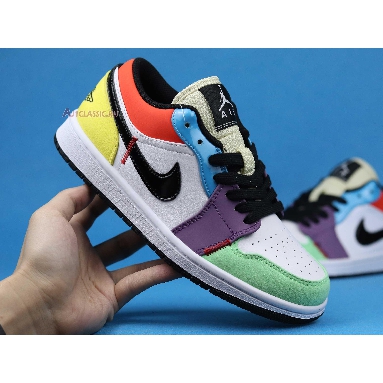 Air Jordan 1 Low Lightbulb CZ3572-104 White/Black/Lightbulb/Team Orange Mens Womens Shoes