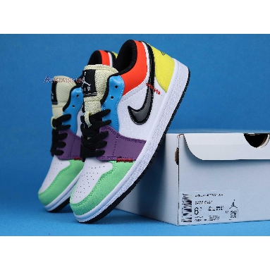 Air Jordan 1 Low Lightbulb CZ3572-104 White/Black/Lightbulb/Team Orange Mens Womens Shoes