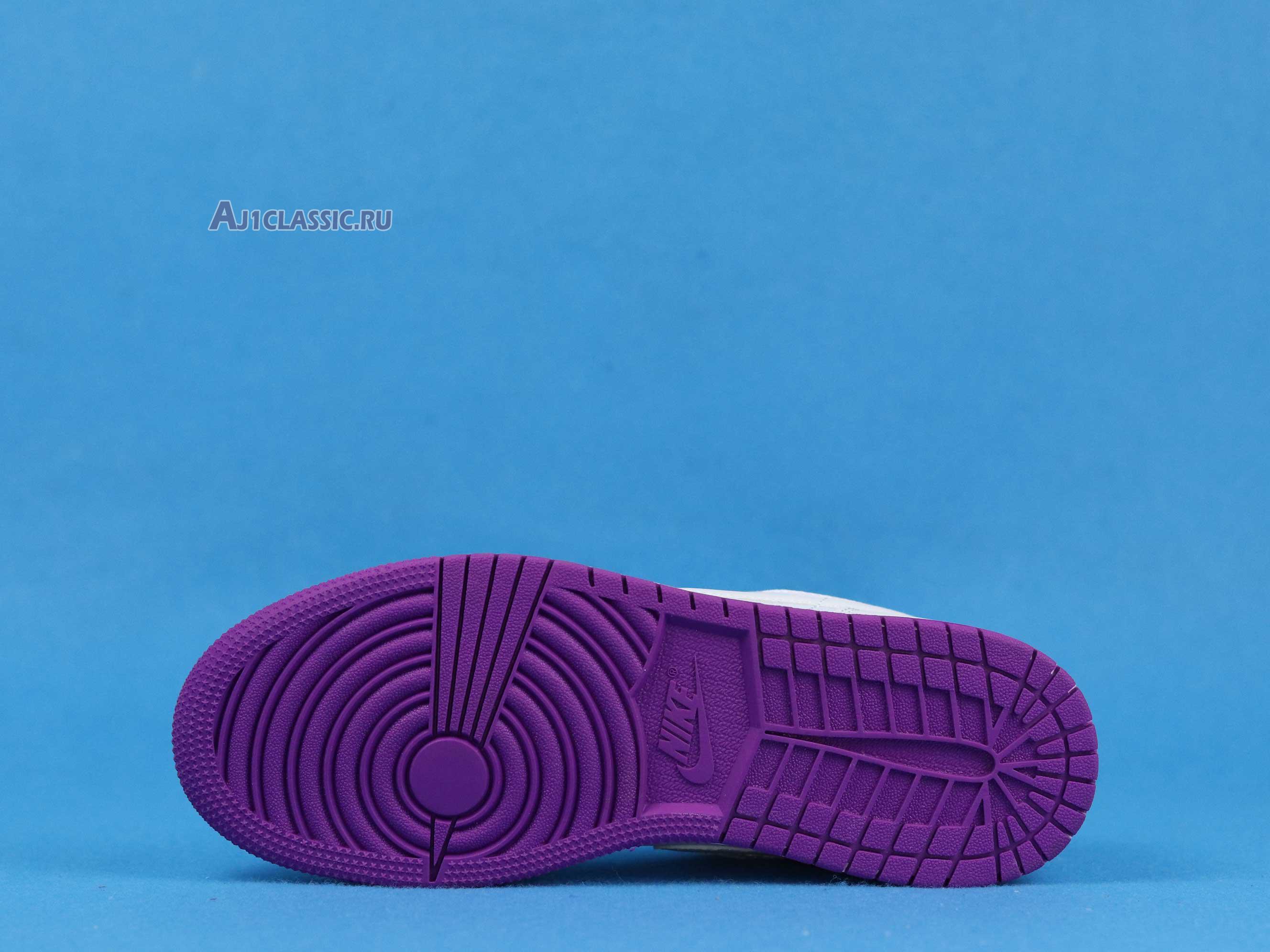 New Air Jordan 1 Low SE "Court Purple Discoloration" 555112-ID Shoes
