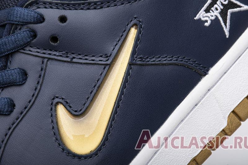 New Supreme x Nike Dunk SB Low QS "Metallic Gold" CK3480-700 Shoes