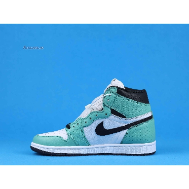 Air Jordan 1 Retro High OG WMNS Multi Color 555441-889 Green/Pink/White/Black Mens Womens Shoes