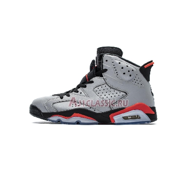 Air Jordan 6 Retro SP Reflections Of A Champion CI4072-001 Reflect Silver/Infrared-Black Mens Womens Shoes