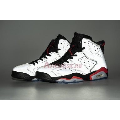 Air Jordan 6 Retro SP Reflections Of A Champion CI4072-001 Reflect Silver/Infrared-Black Mens Womens Shoes