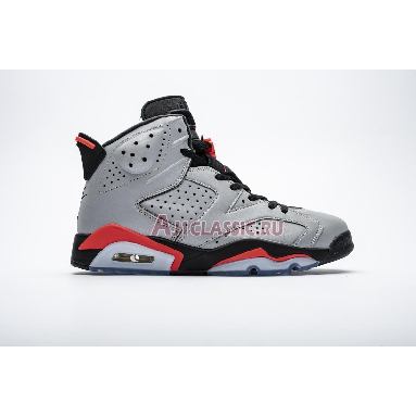Air Jordan 6 Retro SP Reflections Of A Champion CI4072-001 Reflect Silver/Infrared-Black Mens Womens Shoes