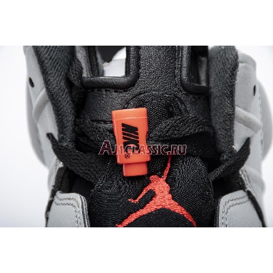 Air Jordan 6 Retro SP Reflections Of A Champion CI4072-001 Reflect Silver/Infrared-Black Mens Womens Shoes