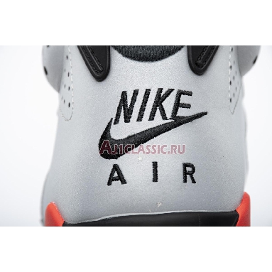 Air Jordan 6 Retro SP Reflections Of A Champion CI4072-001 Reflect Silver/Infrared-Black Mens Womens Shoes