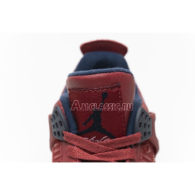 Air Jordan 4 Retro FIBA CI1184-617 Gym Red/White-Metallic Gold-Obsidian Mens Womens Shoes