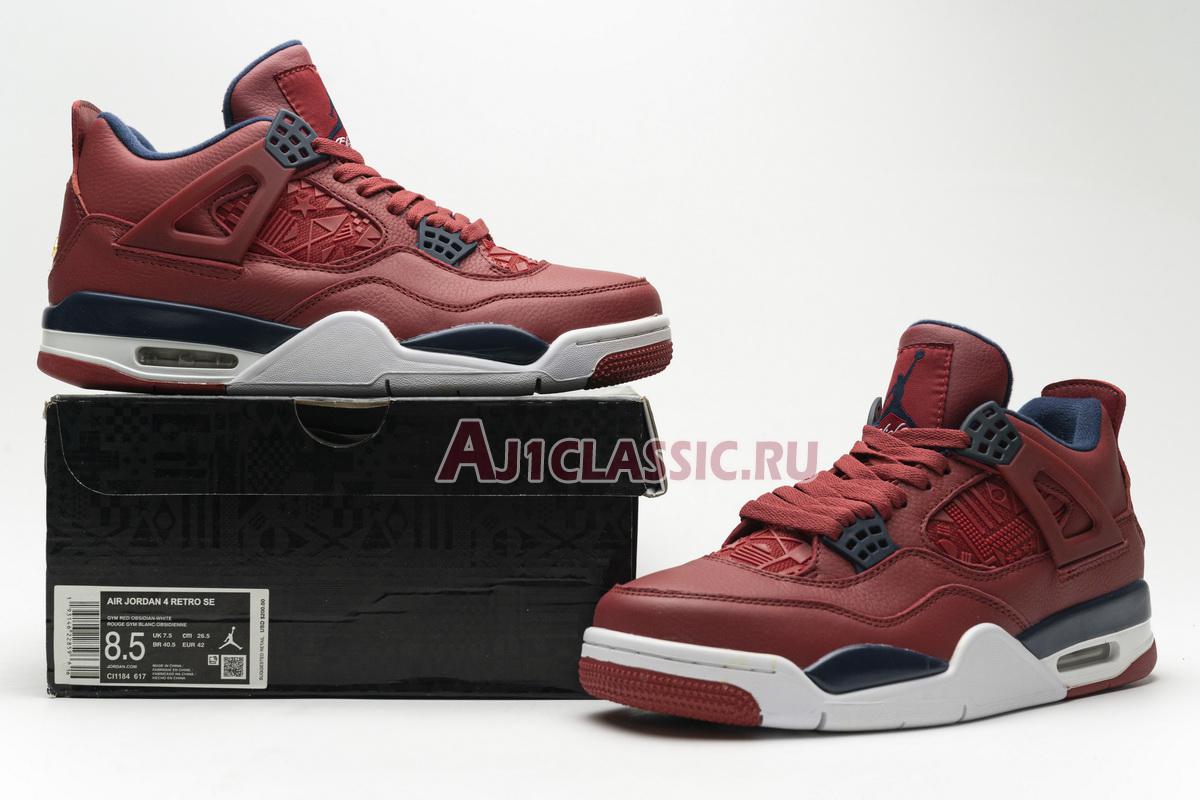 New Air Jordan 4 Retro "FIBA" CI1184-617 Shoes