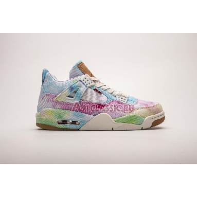 Levis x Air Jordan 4 Retro Multi-Color AO2571-102 Pink/Green/Blue/Multi-Color Mens Womens Shoes