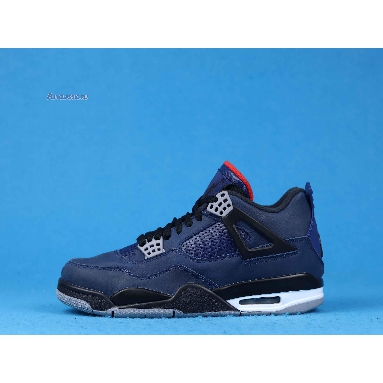 Air Jordan 4 Winter Loyal Blue CQ9597-401 Loyal Blue/White/Habanero Red/Black Mens Womens Shoes
