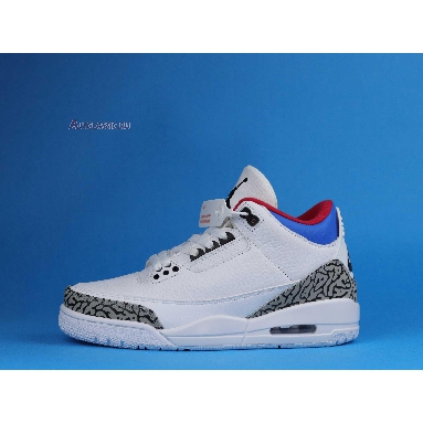 Air Jordan 3 Retro Seoul AV8370-100 White/Soar-Atom Red Mens Womens Shoes