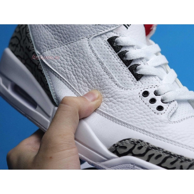 Air Jordan 3 Retro Seoul AV8370-100 White/Soar-Atom Red Mens Womens Shoes