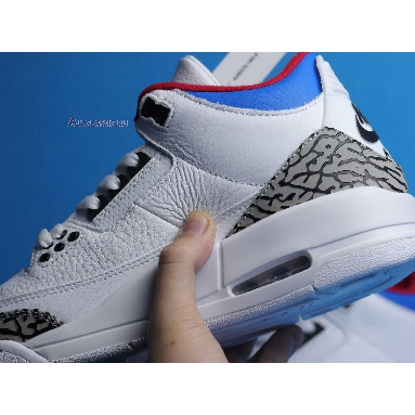 Air Jordan 3 Retro Seoul AV8370-100 White/Soar-Atom Red Mens Womens Shoes