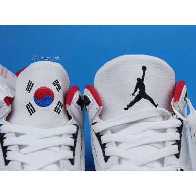 Air Jordan 3 Retro Seoul AV8370-100 White/Soar-Atom Red Mens Womens Shoes