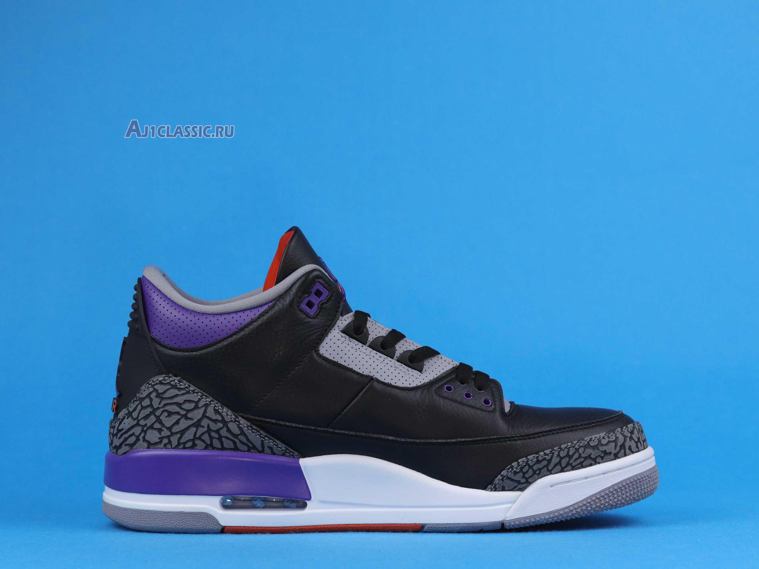 New Air Jordan 3 Retro "Court Purple" CT8532-050 Shoes