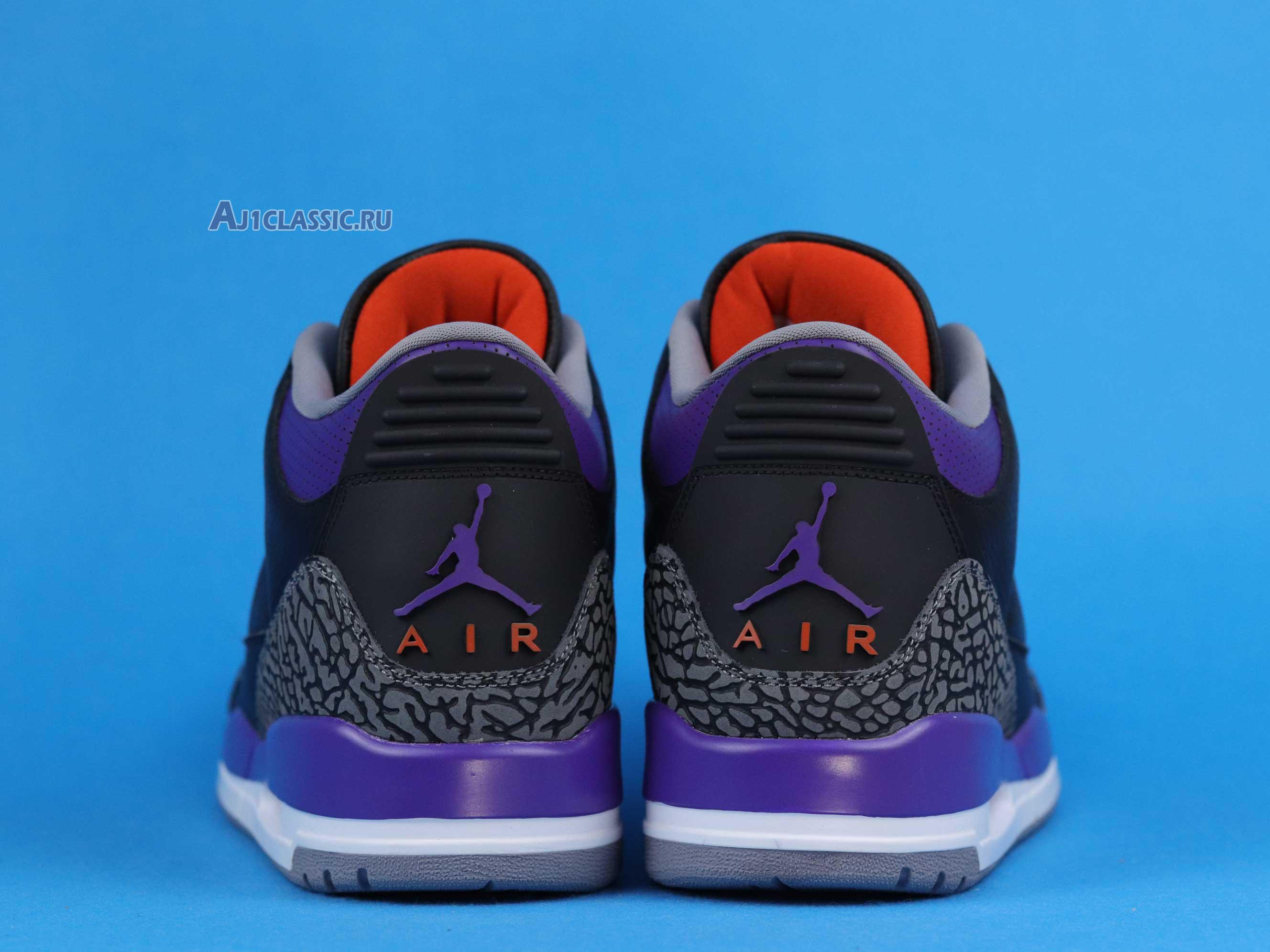 New Air Jordan 3 Retro "Court Purple" CT8532-050 Shoes