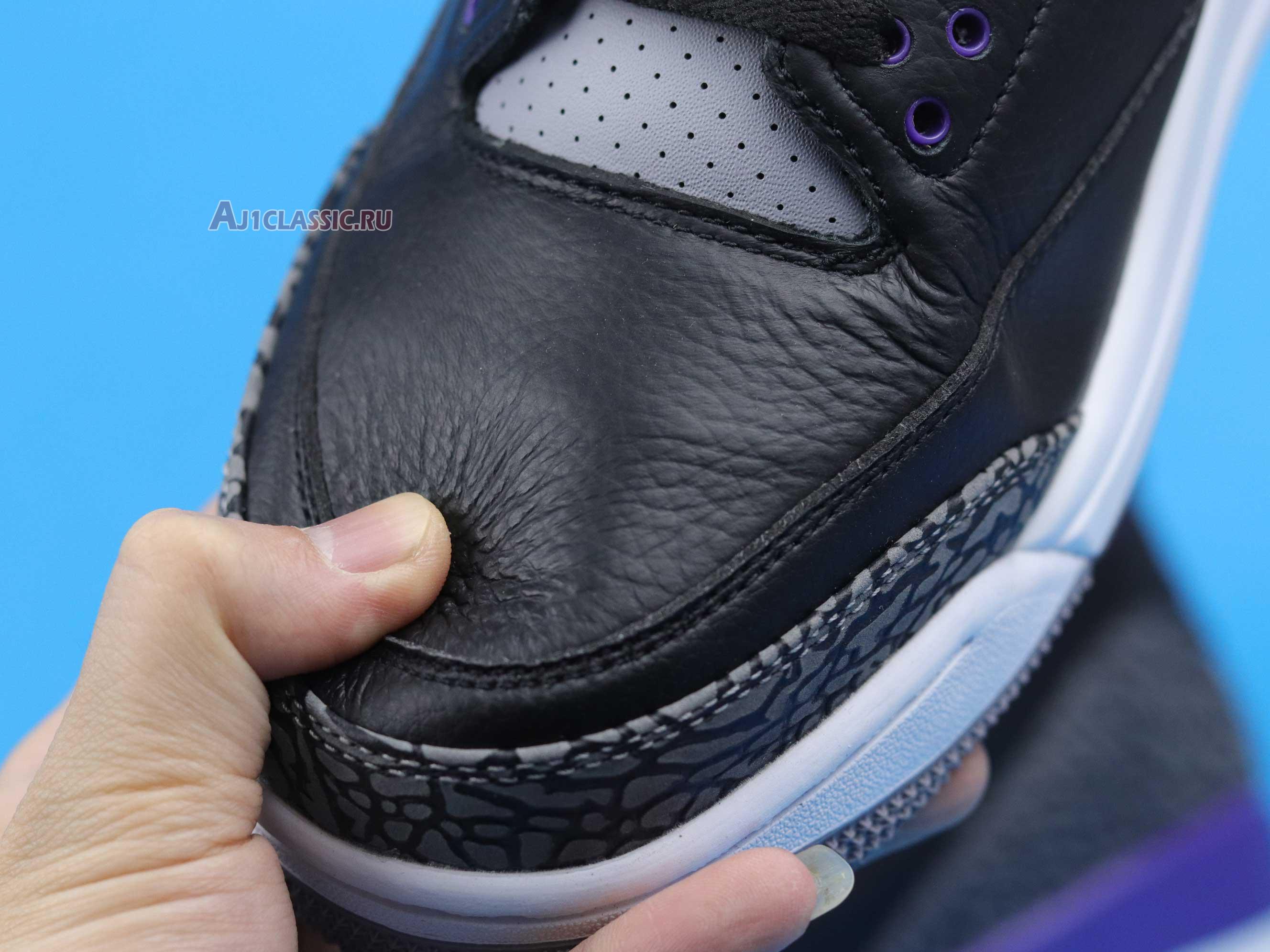 New Air Jordan 3 Retro "Court Purple" CT8532-050 Shoes