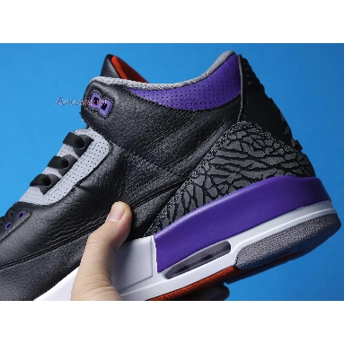 Air Jordan 3 Retro Court Purple CT8532-050 Black/Cement Grey/White/Court Purple Mens Womens Shoes
