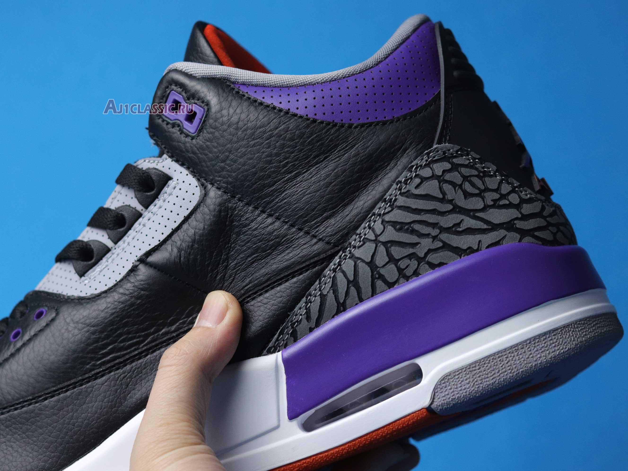 New Air Jordan 3 Retro "Court Purple" CT8532-050 Shoes