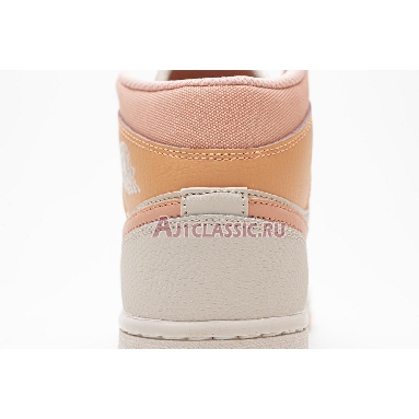 Air Jordan 1 Mid Atomic Orange DH4270-800 Atomic Orange/Apricot Agate-Terra Blush Mens Womens Shoes