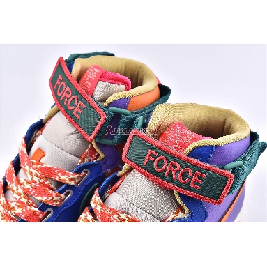 Nike Air Force 1 High Utility Force is Female CQ4810-046 Purple/Green/Orange/Blue/Brown/White Mens Womens Shoes