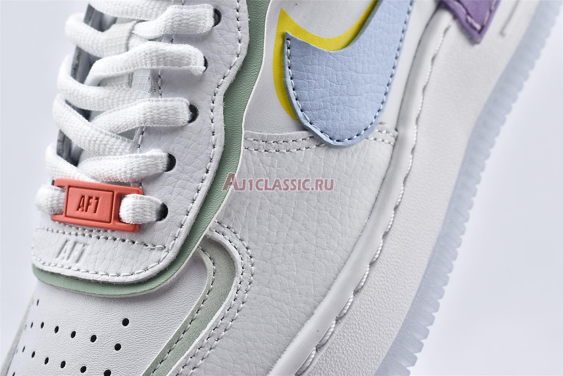 New Nike Wmns Air Force 1 Shadow "White Hydrogen Blue" CW2630-141 Shoes