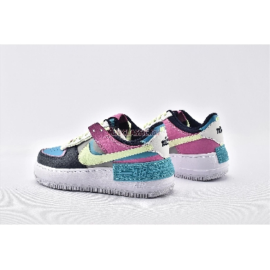 Nike Wmns Air Force 1 Shadow Multi-Color CK3172-001 Black/Blue/Green/Pink/White Mens Womens Shoes