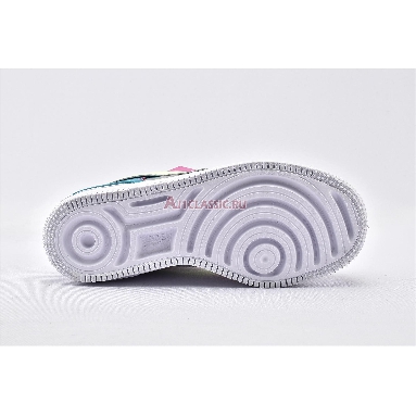 Nike Wmns Air Force 1 Shadow Multi-Color CK3172-001 Black/Blue/Green/Pink/White Mens Womens Shoes