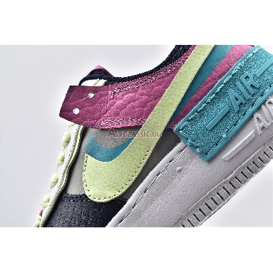 Nike Wmns Air Force 1 Shadow Multi-Color CK3172-001 Black/Blue/Green/Pink/White Mens Womens Shoes
