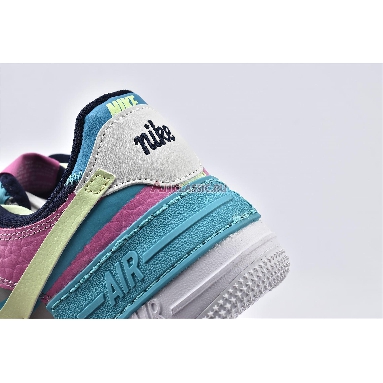 Nike Wmns Air Force 1 Shadow Multi-Color CK3172-001 Black/Blue/Green/Pink/White Mens Womens Shoes