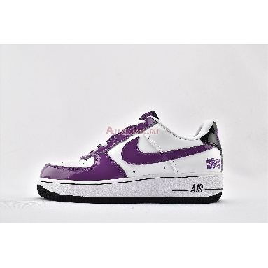 Nike Air Force 1 Chamber Of Fear Temptation AV2051-100 White/Hyacinth-Black Mens Womens Shoes