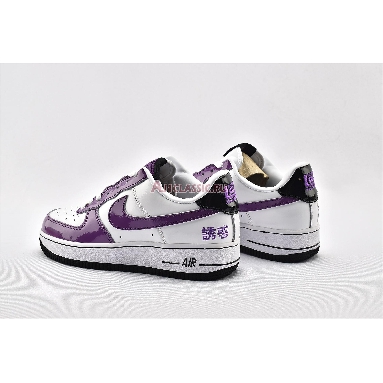Nike Air Force 1 Chamber Of Fear Temptation AV2051-100 White/Hyacinth-Black Mens Womens Shoes