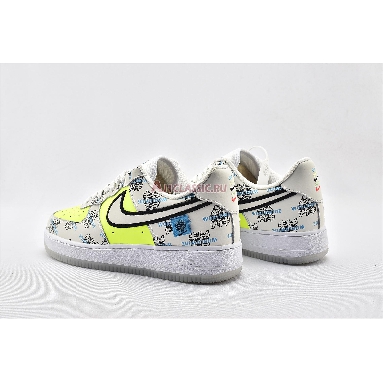 Nike Air Force 1 Low Worldwide Pack DA1343-117 White/White-Volt-Blue Fury Mens Womens Shoes
