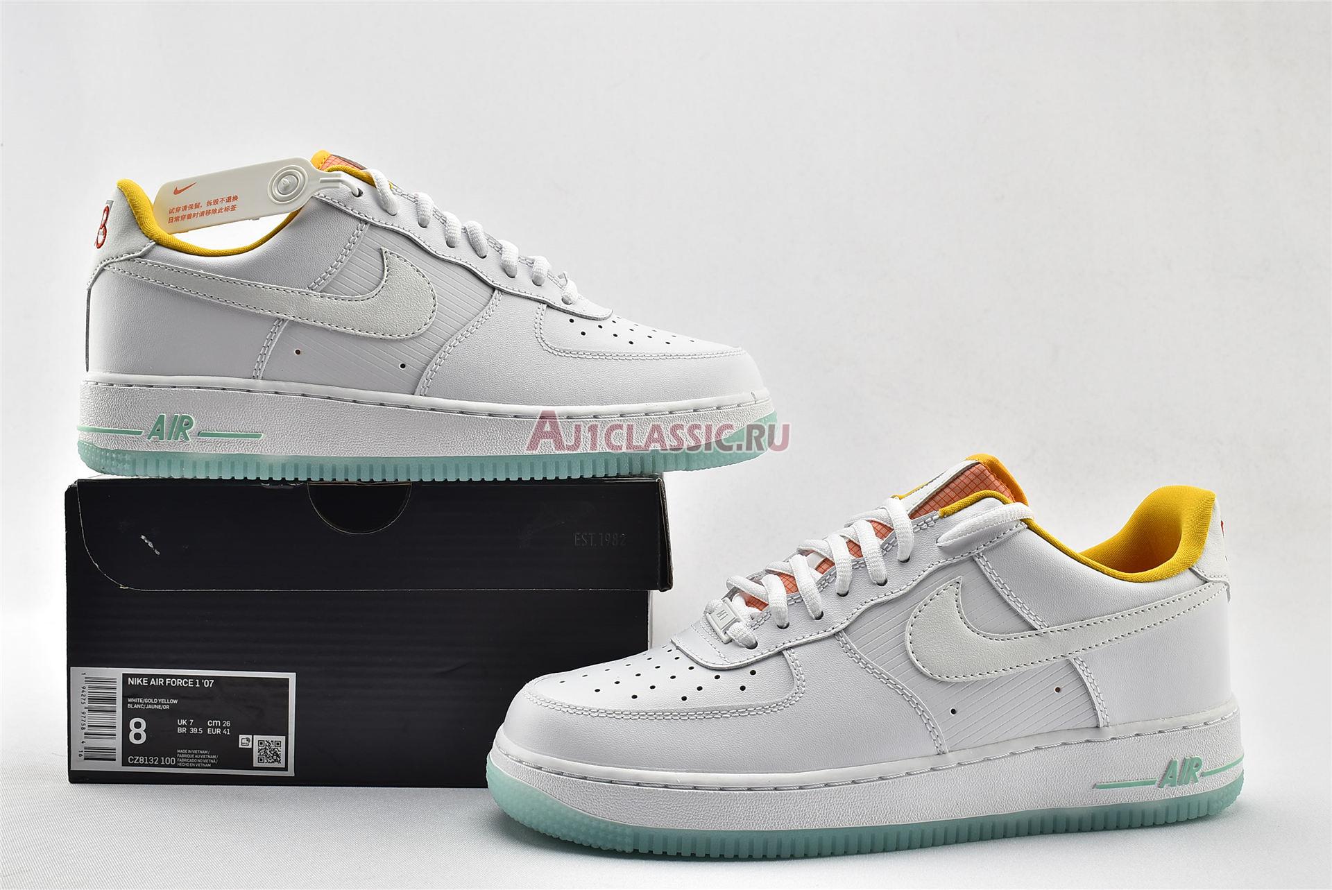 New Nike Air Force 1 07 "Corner Markets" CZ8132-100 Shoes