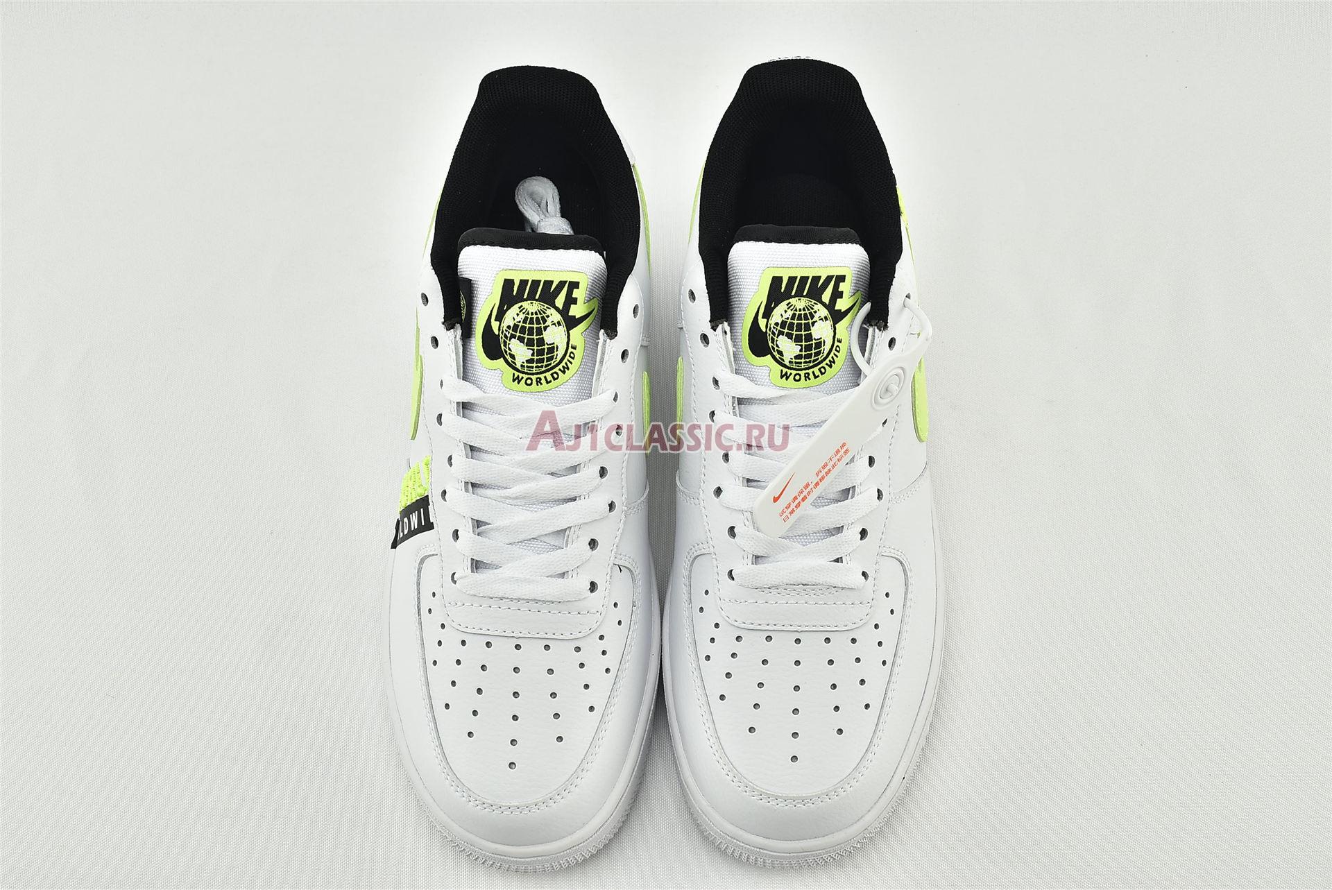 New Nike Air Force 1 LV8 1 "Worldwide Pack - White Barely Volt" CN8536-100 Shoes