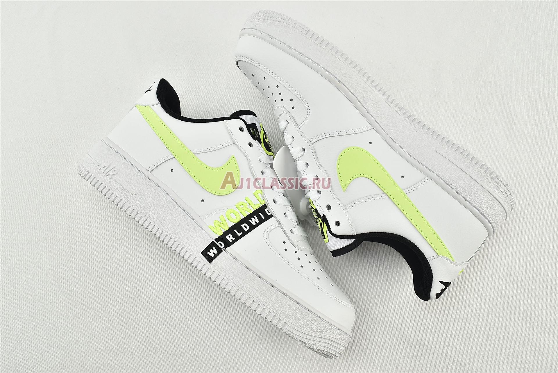 New Nike Air Force 1 LV8 1 "Worldwide Pack - White Barely Volt" CN8536-100 Shoes