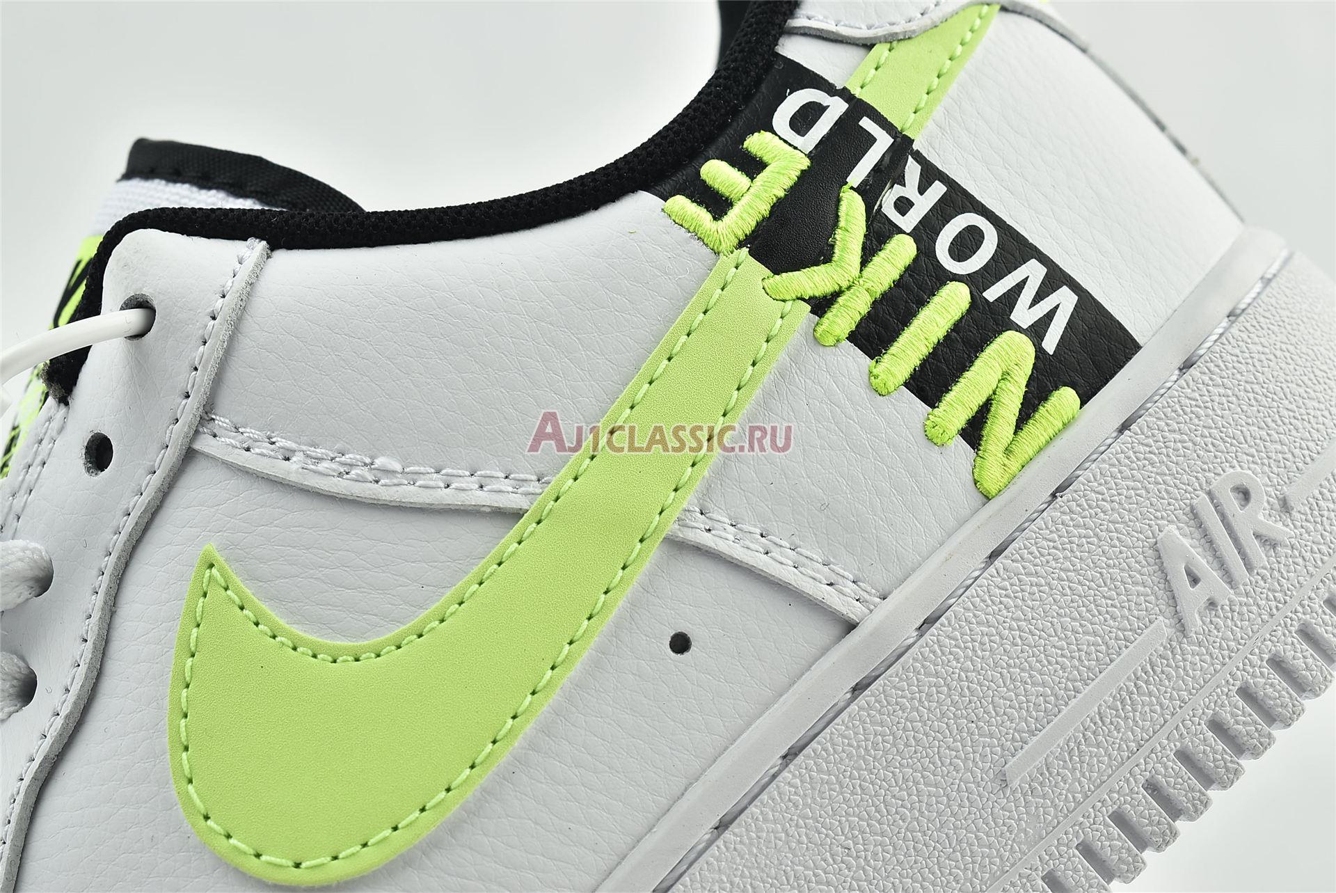 New Nike Air Force 1 LV8 1 "Worldwide Pack - White Barely Volt" CN8536-100 Shoes