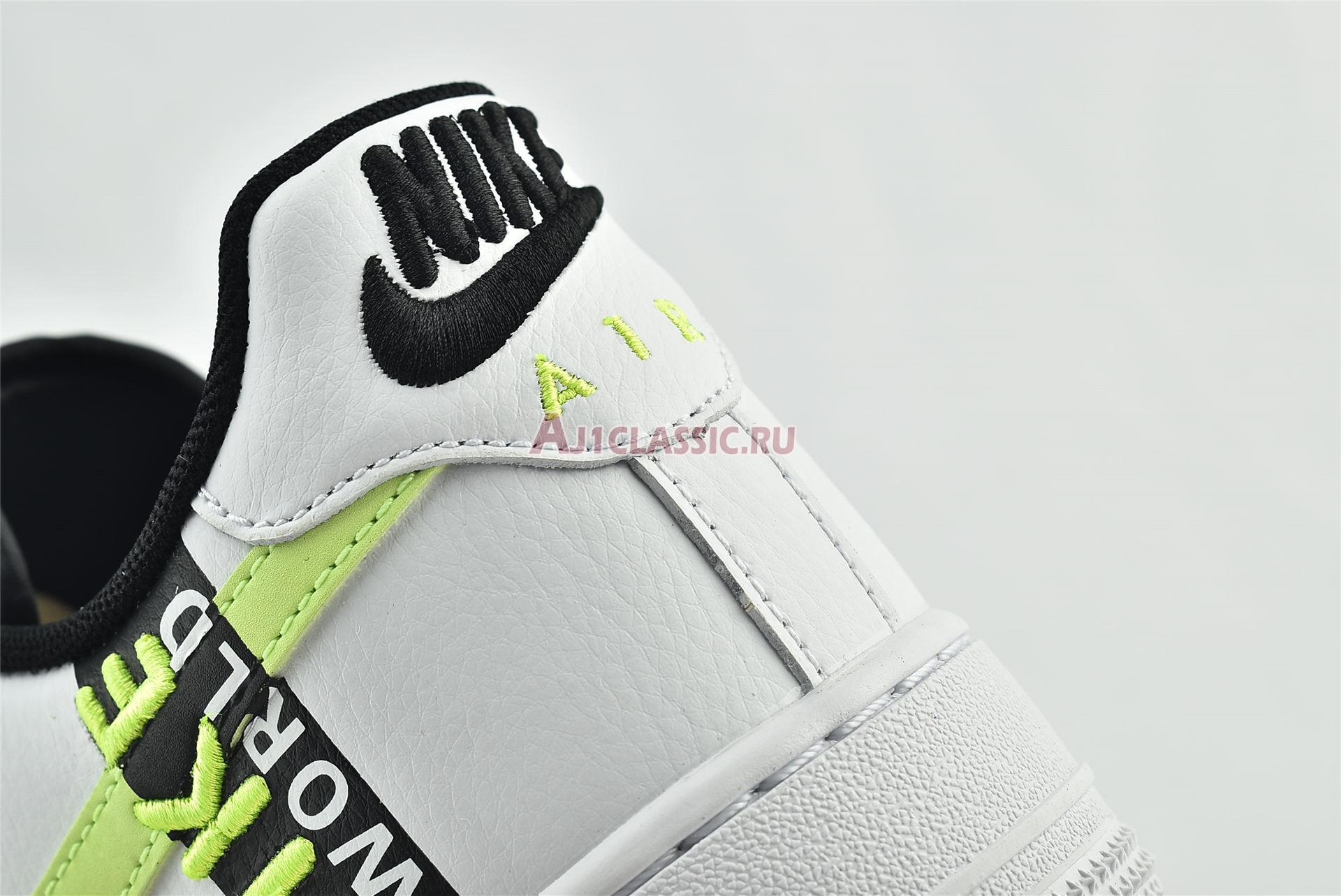 New Nike Air Force 1 LV8 1 "Worldwide Pack - White Barely Volt" CN8536-100 Shoes