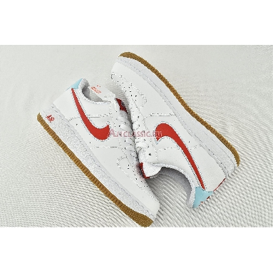 Nike Air Force 1 Low White Chile Red DA4660-101 White/Chile Red/Glacier Ice Mens Womens Shoes