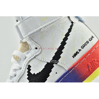 Nike Air Force 1 High 07 Vintage Have A Good Game DC2112-192 White/White-Bright Crimson-Black Mens Womens Shoes