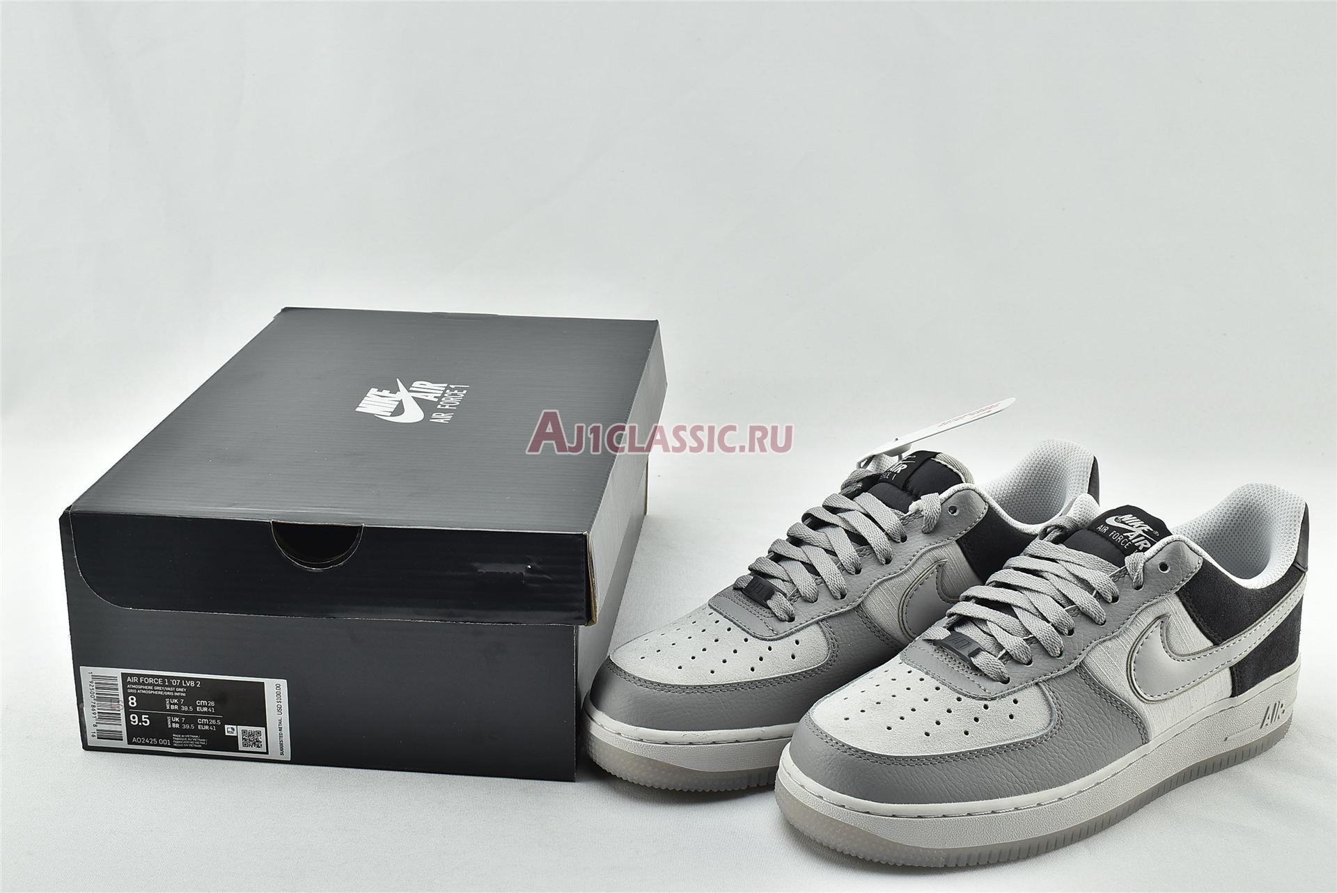 New Nike Air Force 1 Low 07 LV8 "Triple Grey" AO2425-001 Shoes