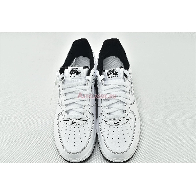Nike Air Force 1 Low 07 Contrast Stitch CV1724-104 White/Black-White Mens Womens Shoes