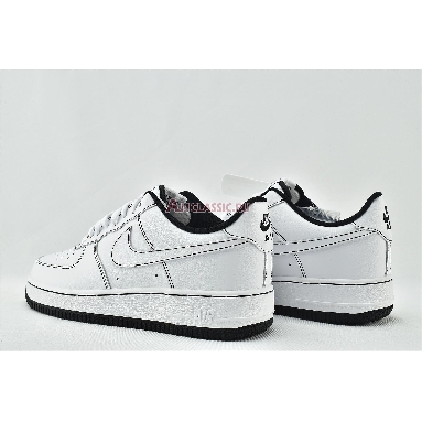 Nike Air Force 1 Low 07 Contrast Stitch CV1724-104 White/Black-White Mens Womens Shoes